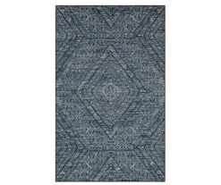 Mohawk Blue & White Geometric Diamond Area Rug 24 Mohawk Blue & White Geometric Diamond Area Rug -Carpet Promotion 810600379 A0 1