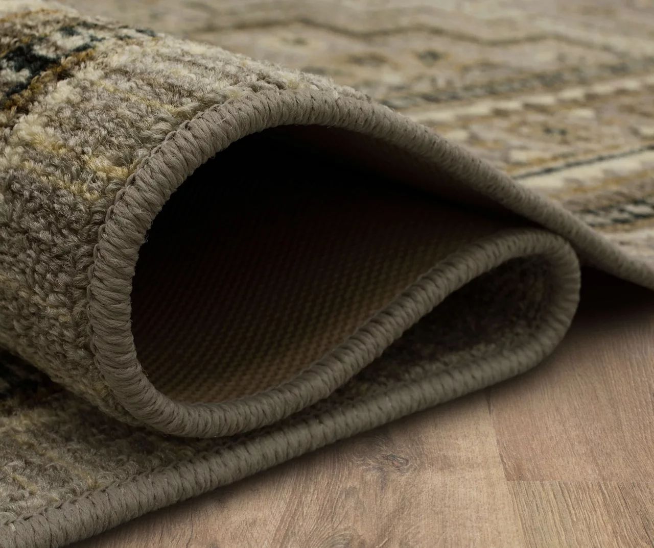 Gaston Brown & Gray Geometric Area Rug, (7.5' X 10') 7 Gaston Brown & Gray Geometric Area Rug, (7.5' X 10') - Image 7