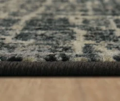 Gunnison Black & Beige Crosshatch Area Rug, (2' X 8') -Carpet Promotion 810600386 A8 4