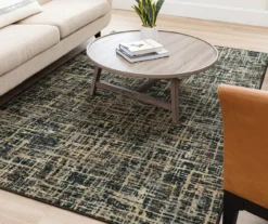 Gunnison Black & Beige Crosshatch Area Rug, (5' X 8') -Carpet Promotion 810600387 A0 4