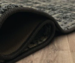 Gunnison Black & Beige Crosshatch Area Rug, (6' X 9') -Carpet Promotion 810600388 A8 5