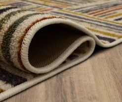 Hermes Beige & Multi-Color Weave Print Area Rug, (2' X 8') 15 Hermes Beige & Multi-Color Weave Print Area Rug, (2' X 8') -Carpet Promotion 810600396 A8 5 1