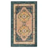 Coeus Green & Beige Ornamental Area Rug, (6' X 9')