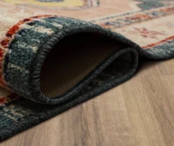 Coeus Green & Beige Ornamental Area Rug, (6' X 9') -Carpet Promotion 810600403 A8 5