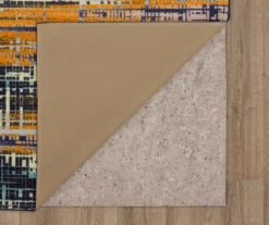 Kaven Orange & Navy Multi-Color Crosshatch Area Rug, (2' X 5') -Carpet Promotion 810600406 A8 2