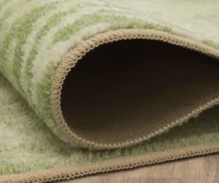 Maisie Cream & Green Geometric Area Rug, (2' X 3') -Carpet Promotion 810600426 A8 5