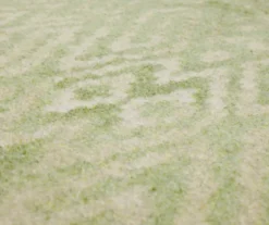 Maisie Cream & Green Geometric Area Rug, (2' X 10') -Carpet Promotion 810600429 A8 3 1