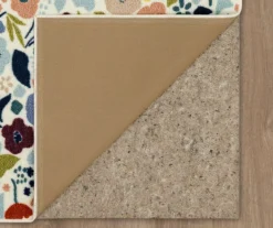 Mystic Garden White & Multi-Color Floral Area Rug, (2' X 8') -Carpet Promotion 810600430 A8 2 1