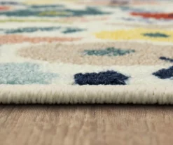 Mystic Garden White & Multi-Color Floral Area Rug, (2' X 8') -Carpet Promotion 810600430 A8 4