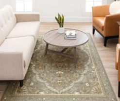 Heatherglen Gray & Beige Ornamental Floral Area Rug, (5' X 8') -Carpet Promotion 810600442 A0 3