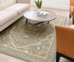 Heatherglen Gray & Beige Ornamental Floral Area Rug, (5' X 8') -Carpet Promotion 810600442 A0 4
