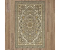 Heatherglen Gray & Beige Ornamental Floral Area Rug, (7.5' X 10') -Carpet Promotion 810600444 A0 2