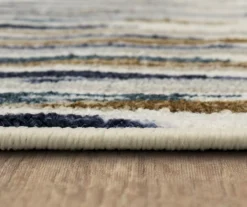 Quicksilver Blue, Brown & White Abstract Area Rug, (5' X 8') 15 Quicksilver Blue, Brown & White Abstract Area Rug, (5' X 8') -Carpet Promotion 810600447 A8 4