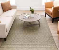 Harley Hill Gray & Beige Geometric Area Rug, (5' X 8') -Carpet Promotion 810600452 A0 3