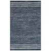 Harley Hill Navy & White Geometric Area Rug, (5' X 8')