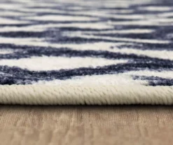 Oreille Navy & White Ikat Area Rug, (2' X 8') 14 Oreille Navy & White Ikat Area Rug, (2' X 8') -Carpet Promotion 810600466 A8 4 1