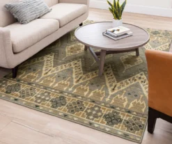 Sage Hollow Gray & Brown Geometric Area Rug, (5' X 8') -Carpet Promotion 810600474 A0 4