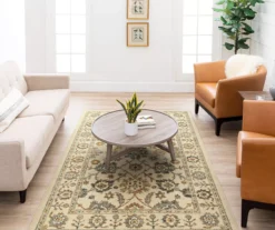 Banton Cream & Neutral Ornamental Floral Area Rug, (5' X 8') -Carpet Promotion 810600484 A0 3