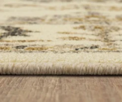 Banton Cream & Neutral Ornamental Floral Area Rug, (6' X 9') -Carpet Promotion 810600485 A8 4