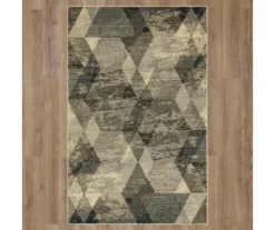 Sarasota Gray Abstract Linework Area Rug, (5' X 8') -Carpet Promotion 810600489 A0 2