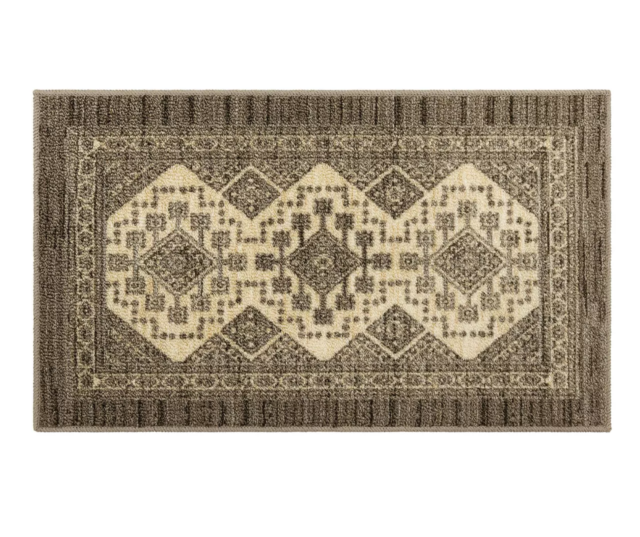 Cirius Gray & Beige Geometric Area Rug, (6' X 9') 1 Cirius Gray & Beige Geometric Area Rug, (6' X 9')