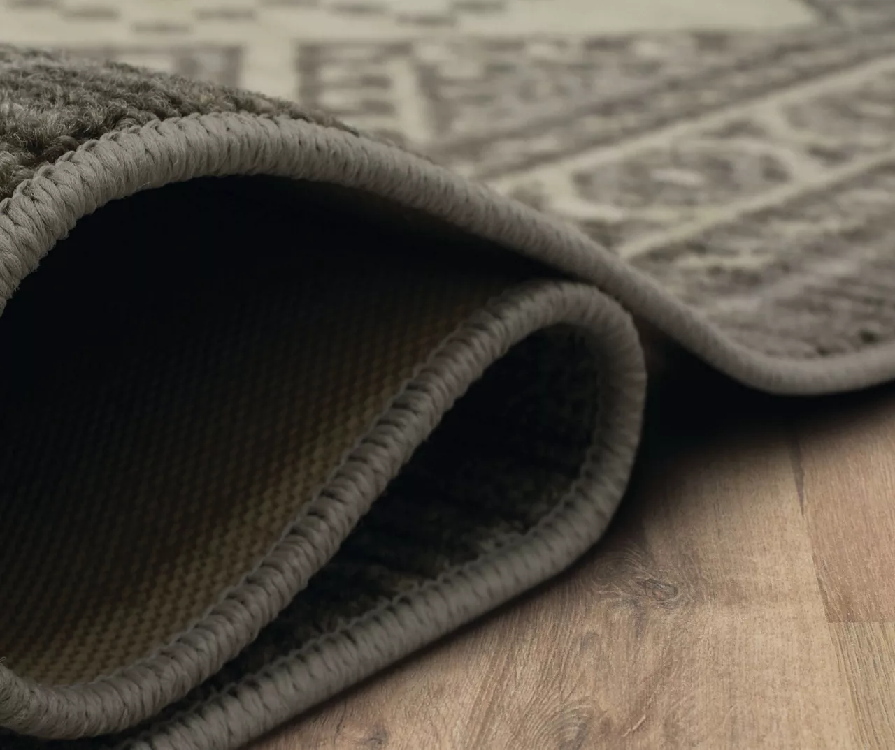 Cirius Gray & Beige Geometric Area Rug, (6' X 9') 8 Cirius Gray & Beige Geometric Area Rug, (6' X 9') - Image 8