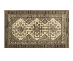 Cirius Gray & Beige Geometric Area Rug, (7.5' X 10')
