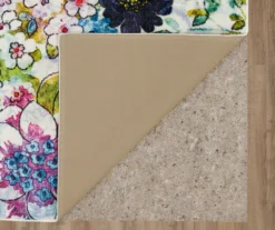 White, Yellow & Red Blossoms Area Rug, (5' X 8') -Carpet Promotion 810600510 A8 2