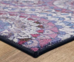 Mohawk Home Florence Medallion Purple Area Rug -Carpet Promotion 810600513 A8 1 1