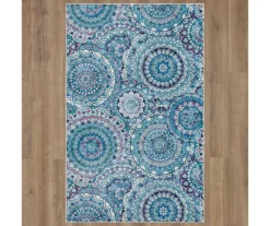 Mohawk Home Florence Medallion Seafoam Area Rug 19 Mohawk Home Florence Medallion Seafoam Area Rug -Carpet Promotion 810600514 A0 2