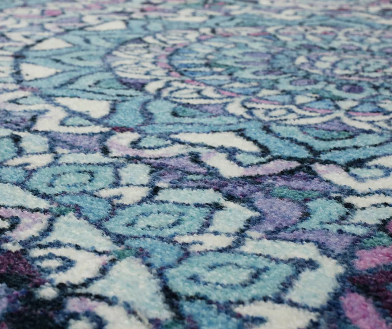 Mohawk Home Florence Medallion Seafoam Area Rug 14 Mohawk Home Florence Medallion Seafoam Area Rug - Image 14