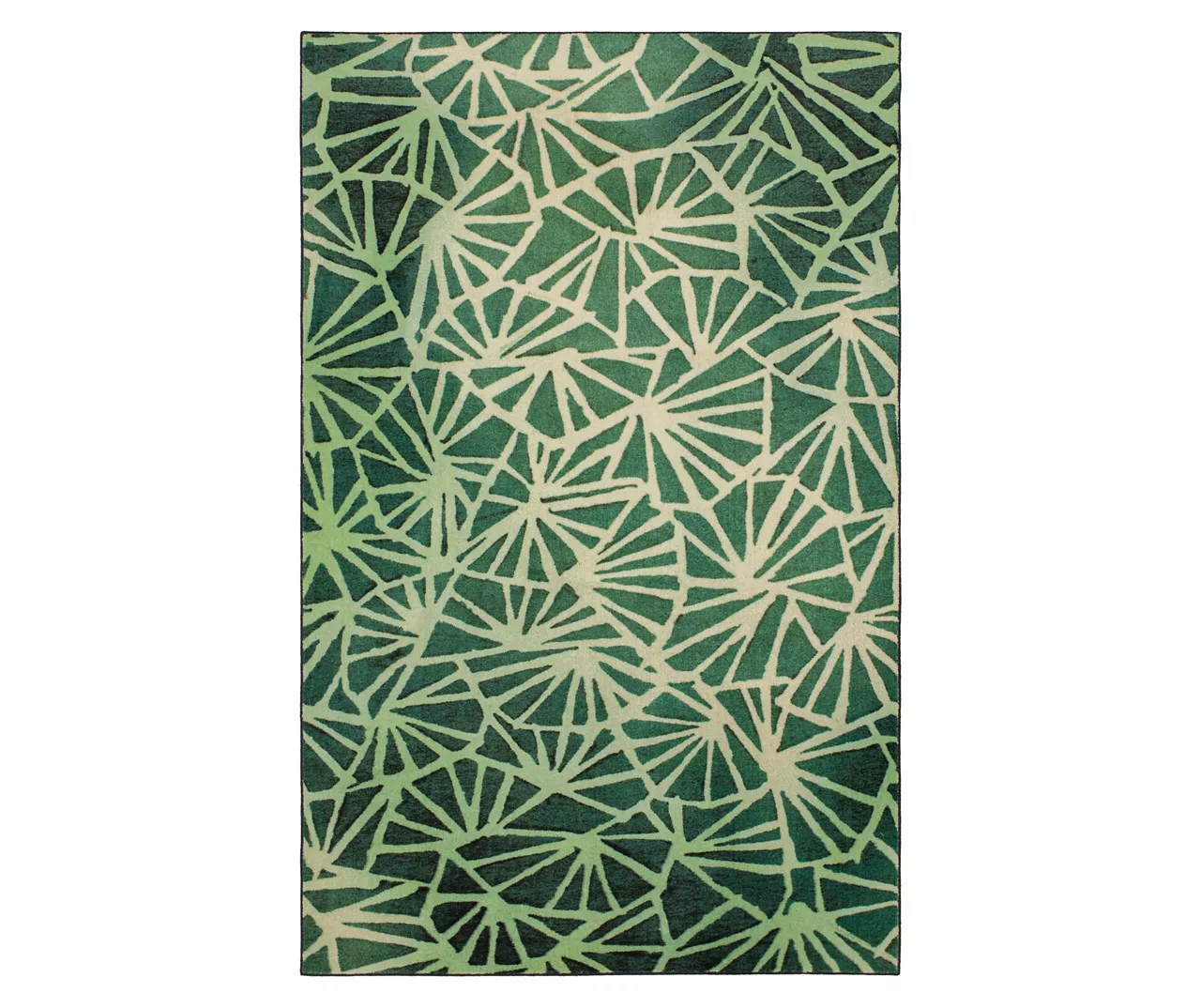 Four Corners Forest Green Abstract Area Rug, (8' X 10') 1 Four Corners Forest Green Abstract Area Rug, (8' X 10')