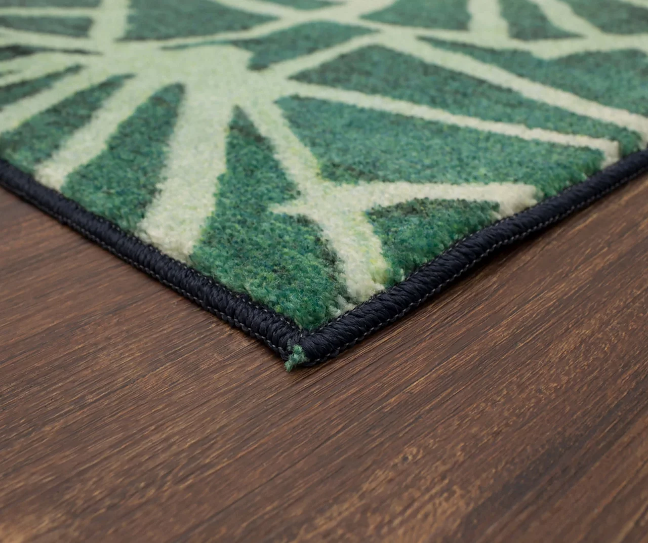 Four Corners Forest Green Abstract Area Rug, (8' X 10') 2 Four Corners Forest Green Abstract Area Rug, (8' X 10') - Image 2
