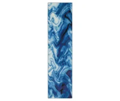 Mohawk Home Wavelength White & Water Blue Swirl Area Rug 22 Mohawk Home Wavelength White & Water Blue Swirl Area Rug -Carpet Promotion 810600543 A0 1