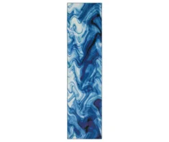 Mohawk Home Wavelength White & Water Blue Swirl Area Rug 23 Mohawk Home Wavelength White & Water Blue Swirl Area Rug -Carpet Promotion 810600545 A0 1