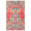 Lova Bright Red & Blue Floral Paisley Area Rug, (8' X 10')