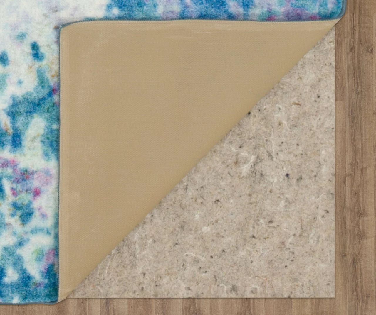 Art Explosion Blue & White Abstract Area Rug, (5' X 8') 3 Art Explosion Blue & White Abstract Area Rug, (5' X 8') - Image 3