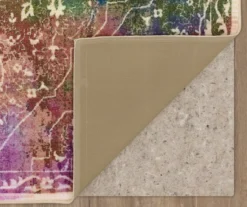 Rowland Purple & Green Ornamental Area Rug, (2' X 8') -Carpet Promotion 810600571 A8 2 1