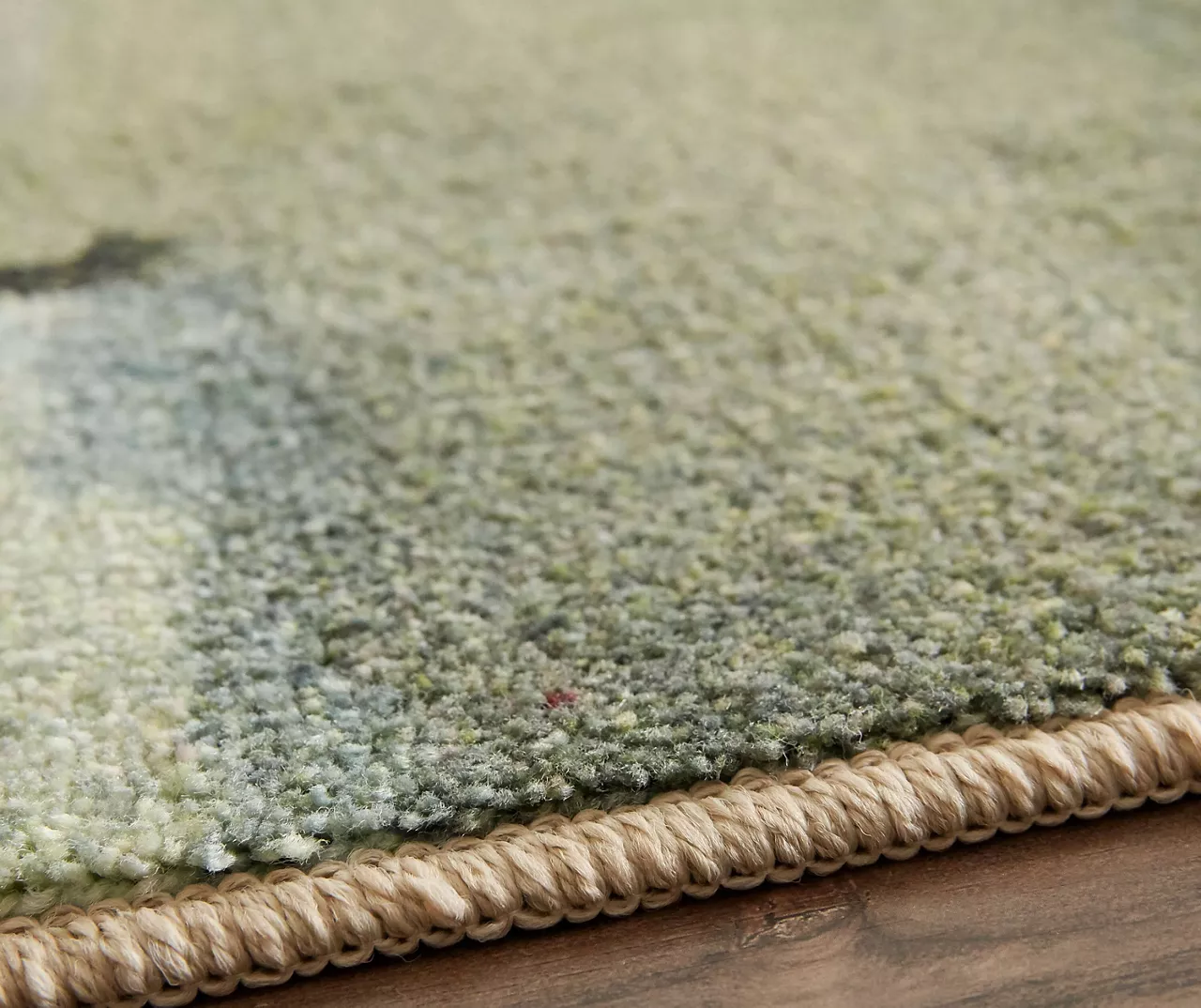 Yellow & Gray Painted Abstract Geometric Area Rug, (5' X 8') 6 Yellow & Gray Painted Abstract Geometric Area Rug, (5' X 8') - Image 6