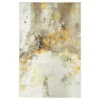 Gold Vein Gray & Yellow Abstract Area Rug, (8' X 10')