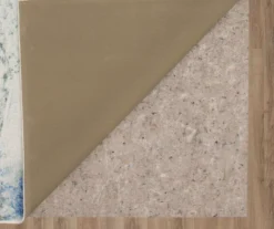 Gold Vein Gray & Blue Abstract Area Rug, (2' X 6') -Carpet Promotion 810600587 A8 2