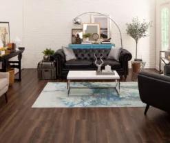 Gold Vein Gray & Blue Abstract Area Rug, (5' X 8') -Carpet Promotion 810600592 A0 3