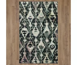 Mohawk Home Hip Ikat Charcoal Area Rug -Carpet Promotion 810600595 A0 2 1