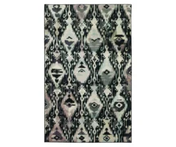 Mohawk Home Hip Ikat Charcoal Area Rug -Carpet Promotion 810600596 A0 1