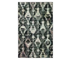 Mohawk Home Hip Ikat Charcoal Area Rug -Carpet Promotion 810600597 A0 1 1