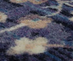 Mansfield Blue & Tan Ornamental Floral Area Rug, (5' X 8') -Carpet Promotion 810600598 A8 3