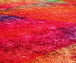 Remick Red & Multi-Color Triangles Area Rug, (8' X 10') 9 Remick Red & Multi-Color Triangles Area Rug, (8' X 10') -Carpet Promotion 810600600 A8 3