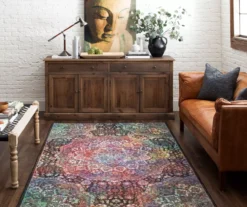 Joliet Black & Multi-Color Mandala Area Rug, (5' X 8') -Carpet Promotion 810600610 A0 3