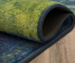 Decollage Blue & Orange Abstract Area Rug, (2' X 8') 13 Decollage Blue & Orange Abstract Area Rug, (2' X 8') -Carpet Promotion 810600618 A8 5