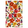 Mohawk White & Jewel-Tone Bright Floral Area Rug